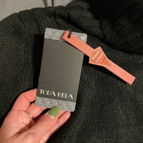 Black Turtleneck Sweater Dress/Tunic by Toda Bela NWT - Picture 3 of 6